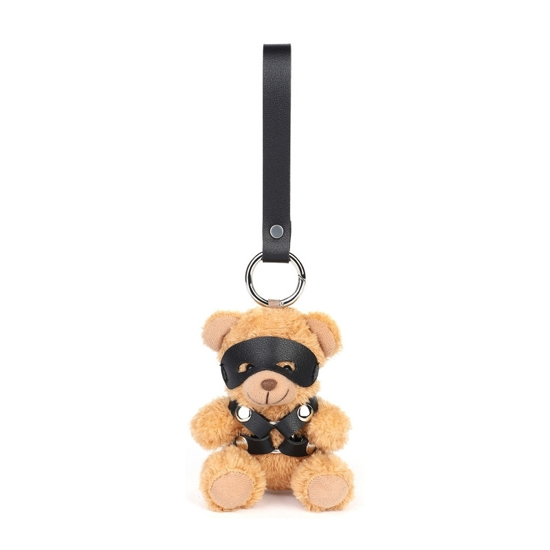 BDSMaster Ours Peluche Porte-Clés Beari Harness Noir